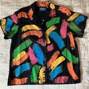 Big Bud Press Pantry Shirt in limited edition Paint Brush print ~ Unisex Small